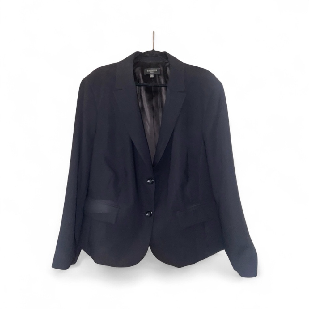Talbots Classic Black Blazer 22W Never Worn.